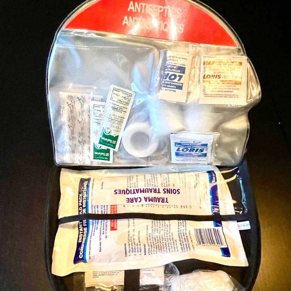 NWOT Life Brand Red First Aid Kit